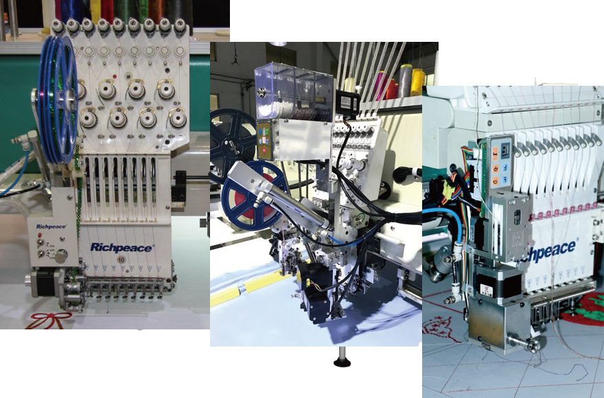 富怡混合鏈式（毛巾）繡花機