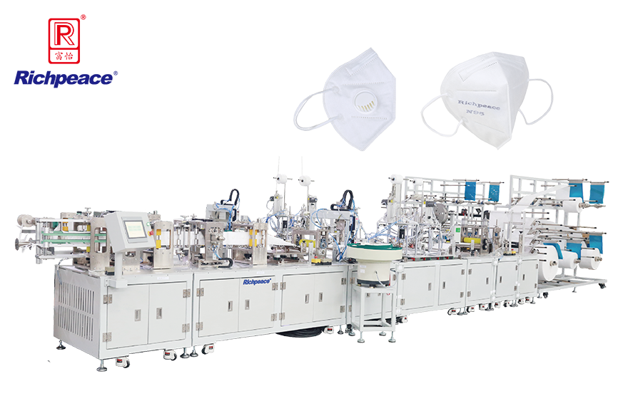 富怡全自動折疊口罩啟停型生產線 （焊耳帶)