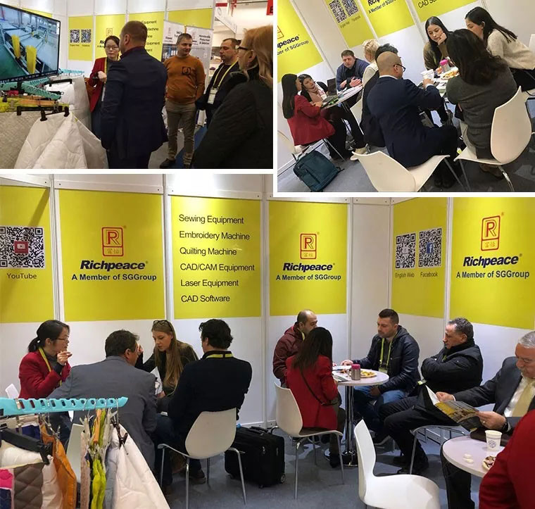 富怡家紡領(lǐng)域自動化生產(chǎn)線，亮相法蘭克福國際紡織品展覽會